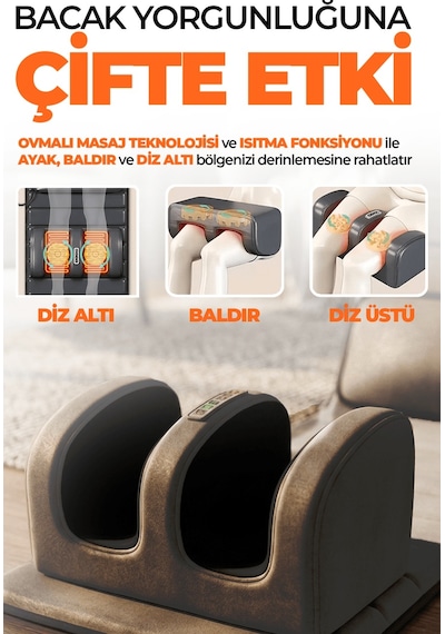 Rlx20-2 Katlanabilir Elektrikli Tam Vücut Isıtmalı Masaj Yatağı Boyun Masaj Cihazı Ayak Masaj Cihazı Gri