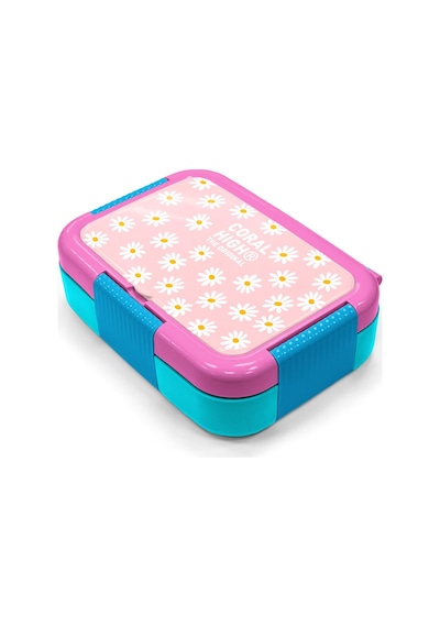 Coral High Kids Papatya Desenli Paslanmaz Çelik Beslenme Kabı 39124 Pembe
