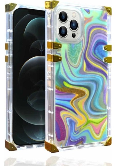 Apple Uyumlu iPhone 12 Pro Max Kılıf Zore Ples Kapak Mavi