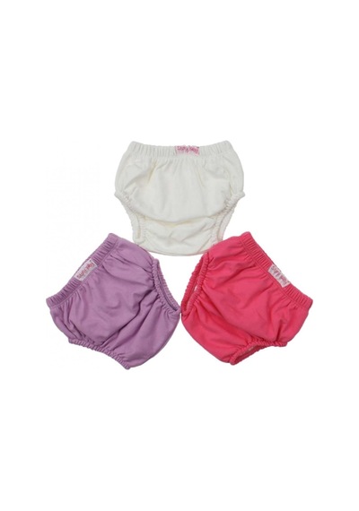Kız Bebek Çocuk Desenli Sevimli 3 Lü Alıştırma Külodu Bebek Bezi Sızdırmaz  035-60155-035