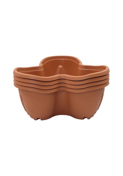 Serinova Pamukkale Saksı 4'lü Set 12,5 Lt No 3