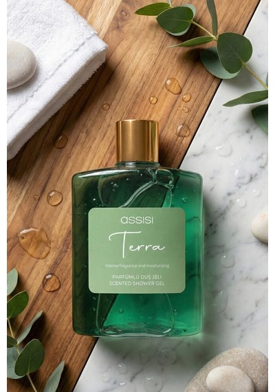 Terra Parfümlü Duş Jeli 475 Ml Kadın & Erkek İçin Kalıcı Koku, Nemlendirici Duş Jeli Diğer