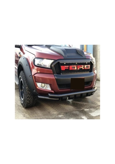 Ford Ranger T6 T7 T8 Shark Ön Koruma Demiri Ön Tampon Koruma Barı Siyah