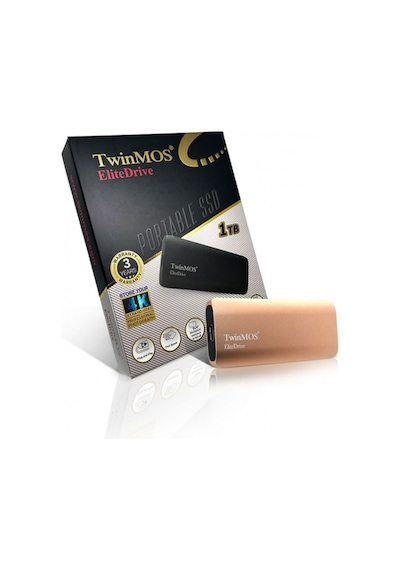 TwinMOS PSSDGGBMED32-G 1TB Taşınabilir External SSD USB 3.2 Type-