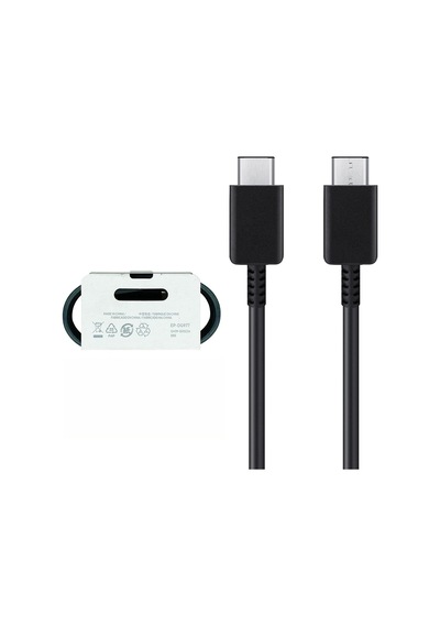 Type-C To Type-C Siyah Beyaz Şarj Kablosu Ep-Dg977