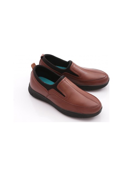 King Paolo C1077 Erkek Ss Battal Cool Comfort Deri Ayakkabı D.taba-str Sy