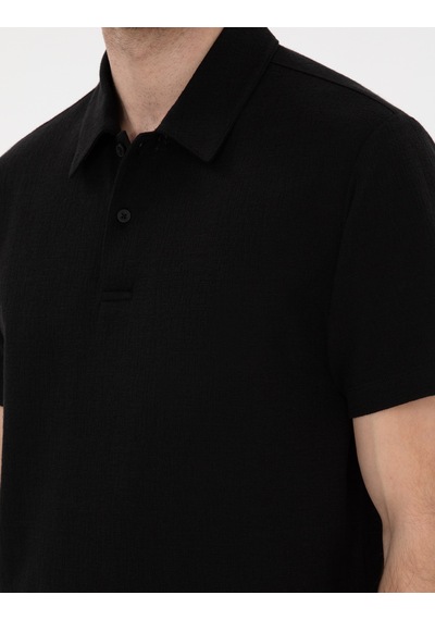 Pierre Cardin Erkek Siyah Tişört 50307581-vr046 Siyah