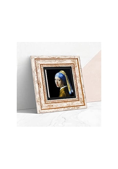 Johannes Vermeer İnci Küpeli Kız Taş Duvar Tablosu - Çerçeveli Taş Tablo - Dekoratif Duvar Sanatı - Modern Ev Ve Diğer Johannes Vermeer İnci Küpeli Kız Taş Duvar Tablosu - Çerçeveli Taş Tablo - Dekoratif Duvar Sanatı - Modern Ev Ve Diğer