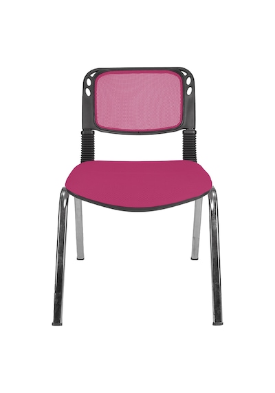 Gizmomobilya Gizmo Ofis Bekleme Misafir Koltuğu Mk1000 Form Fileli Pembe