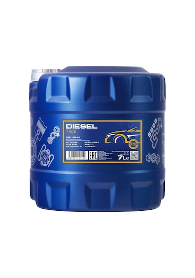 Mannol MN7402-7 Dıesel Sae 15W-40 Apı CH-4SN Acea A3/B4 Motor Yağı 7 L