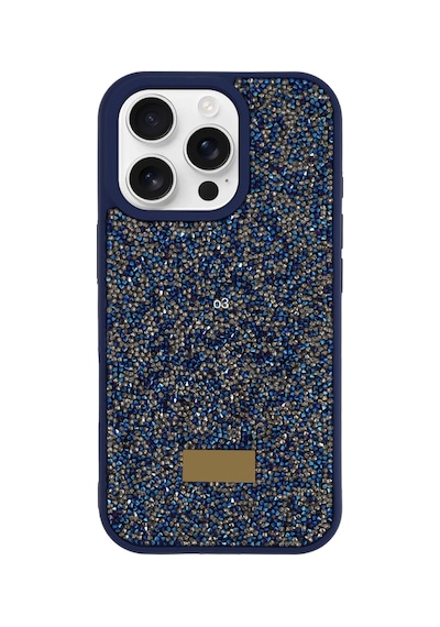 İphone 16 Pro Max Yıldız Tozu Premium Lacivert Silikon Kılıf