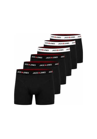 Jack & Jones Jack Jones Erkek Büyük Beden 6 Adet Boxer 12295776 3 KARIŞIK RENK