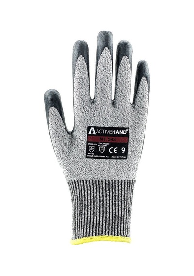 Köpük Nitril Kaplı Polietilen Kesilmeye Dayanıklı Eldiven Nt 543 Gr/sy No:9