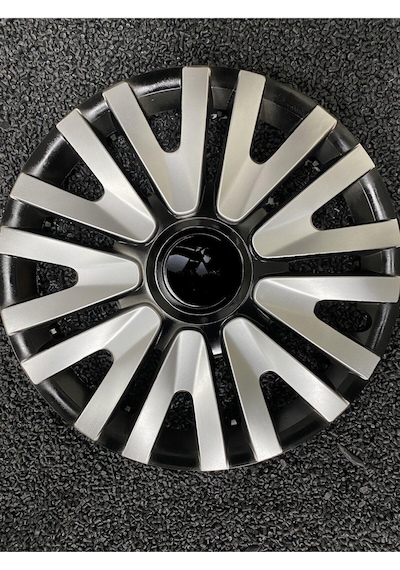 13 İnç Renault Jant Kapağı Gri Renkli + 4 Adet Amblem 3911g9renault