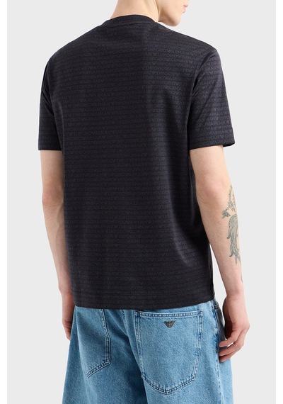 Emporio Armani Erkek T Shirt Em000787 Af12916 Fc176 Siyah Siyah
