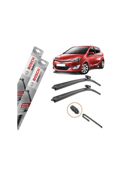 Hyundai İ20 Muz Silecek Takımı Ön Bosch Aeroeco 2009-2013