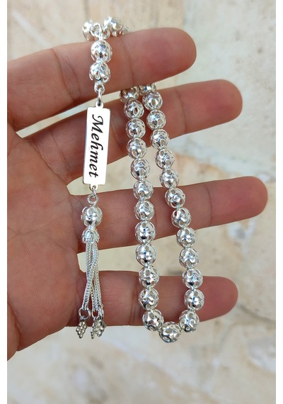 925 Ayar Gümüş Midyat Telkari El İşçiliği İsimli Tesbih 201023755