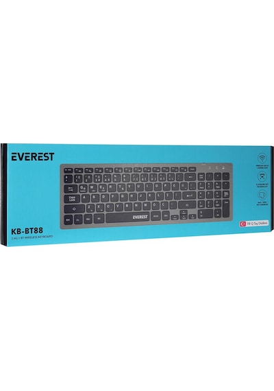 Everest KB-BT88 Kablosuz Q Klavye