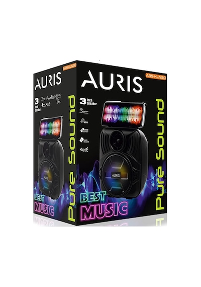 Auris Kln30 8w 3 İnç Taşınabilir Bluetooth Hoparlör
