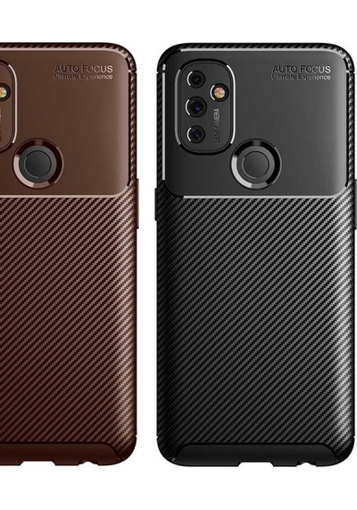 One Plus Nord N10 Kilif Karbon Tasarim Negro Silikon Kapak 483914281