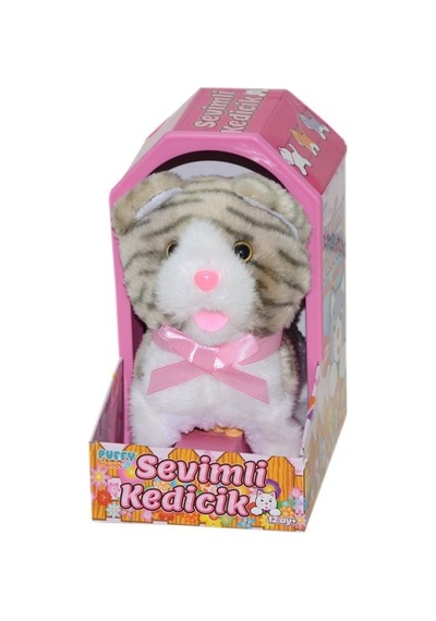 47240 Sevimli Kedicik Jamina Beyaz