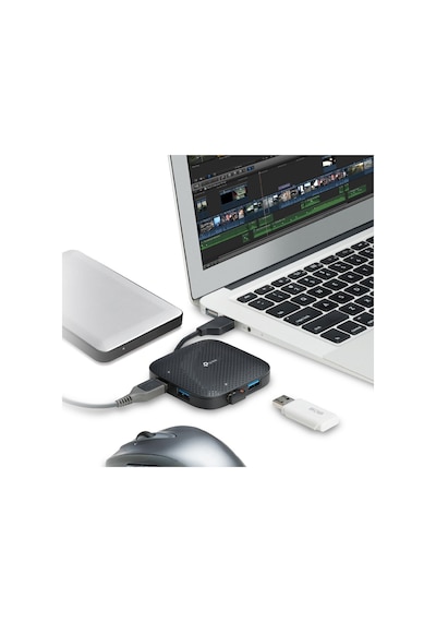 Tp-lınk Uh400 4 Port Usb 3.0 Portatif Hub 1923 Renkli