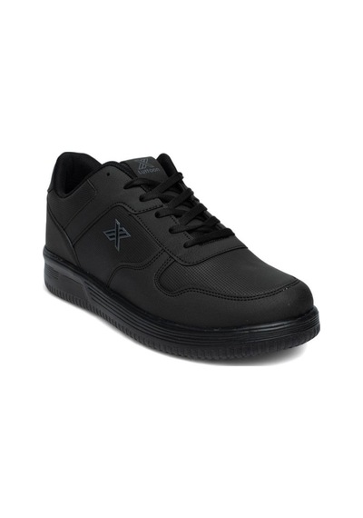 Luttoon 4027-26 Cilt Deri Anatomik Erkek Sneaker Siyah