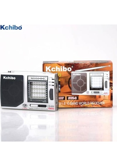 Kchibo Kk-9803 Cep Tipi Taşınabilir Am / Fm Radyo 10 Bandlı Radyo
