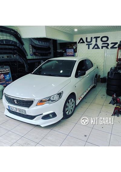 Kit Garaj Peugeot 301 Makyajlı Ön Ek Plastik Boyasız