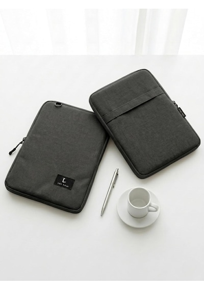 Lexroo Premium Tablet Çantası Ve Organizer - İçi Cepli, Darbe Emici Koruyucu Kılıf Siyah