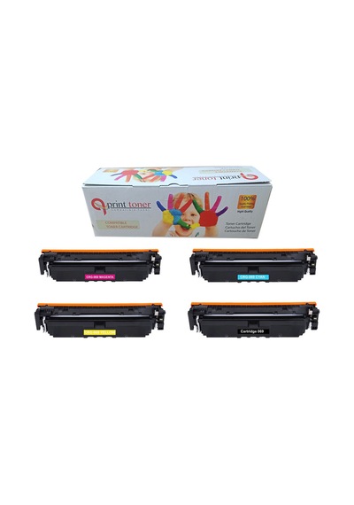 Canon Crg 069 Çipli Uyumlu Toner Set Siyah Mavi Sarı Kırmızı Crg-069 Garantili Toner