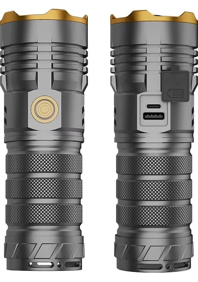 Bedotech Bd-7 10w Tg Led Alüminyum Alaşımlı Zoomlu Type-c Şarjlı El Feneri Çok Renkli