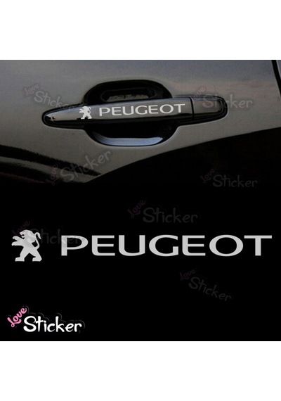 Peugeot Kapı Kolu Ve Jant Oto Sticker, Araba Sticker