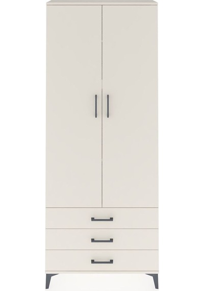 Arges Dolap 4 Raflı 3 Çekmeceli 2 Kapaklı 88x30x221 Aytaşı-ay... Aytaşı