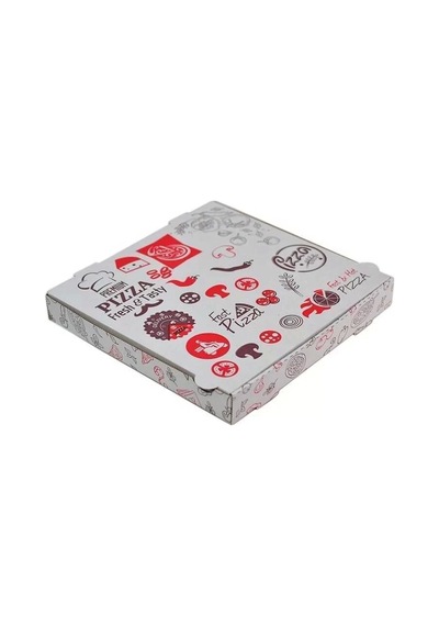 Pizza Kutusu 26x26x4,2 Cm - 100 Adet