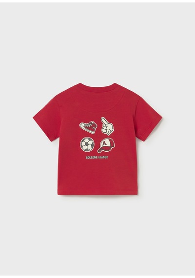 Mayoral Erkek Bebek Sırt Baskılı Tshirt Kırmızı KIrmızı