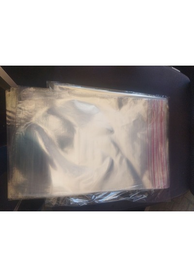 100 Adet 30x45 Cm Bantlı Yapışkanlı Şeffaf Opp Jelatin Poşet Torba, Şeffaf Poşet 30x40+5 Şefaf 3