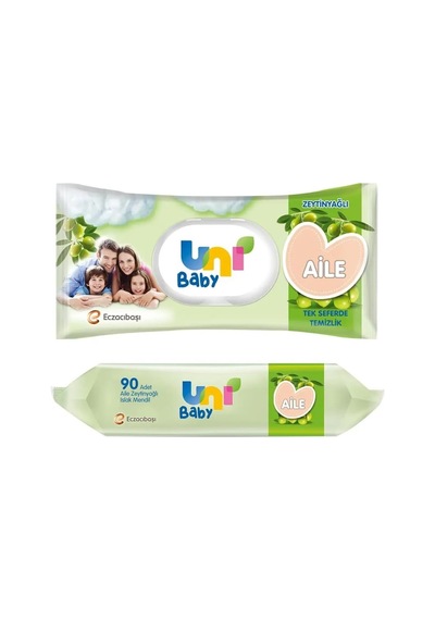Islak Mendil Zeytinyağlı 90 Yaprak 1000'li Set