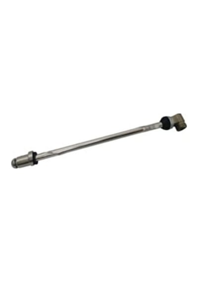 Metal Taharet Borusu 37 Cm Oynar Başlıklı Klozet Taharet Çubuğu Dayanıklı Metal Gövde, Esnek Su