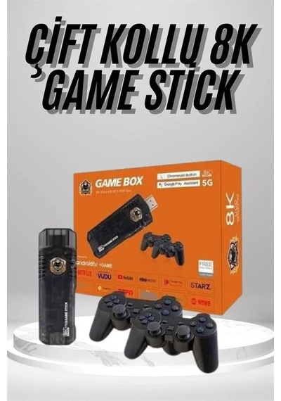 8k Ultra Hd Game Box 36500 Oyunlu Game Stick Oyun Konsolu Çok Renkli