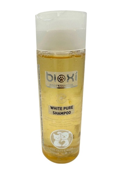 Bioxi White Pure Shampoo Kedi & Köpek Beyaz Tüyler İçin Şampuan 200ml