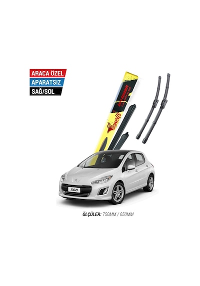 Peugeot 308 İnwells Muz Silecek Takımı 2008-2013