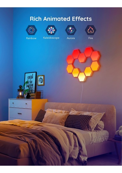 Govee Glide Hexa Light Panels Altıgen Işıklı Paneller