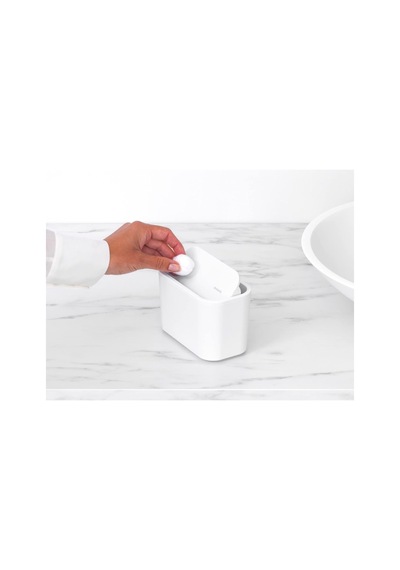 Brabantia Banyo Çöp Kutusu, Beyaz, Tek Boyut Çok Renkli