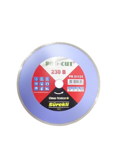 Pro-cut Pr51131 230b Daire Testere 230 MM - Seramik. Porselen. Cam