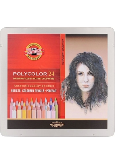 Koh-i-noor Polycolor Kuru Boya Kalemi 24lü Set Portrait Diğer