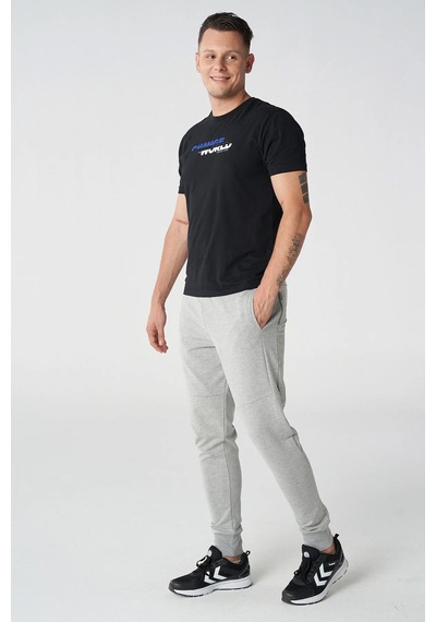 Hummel Yissa 931902-2006 Gri Melanj Erkek Eşofman Altı