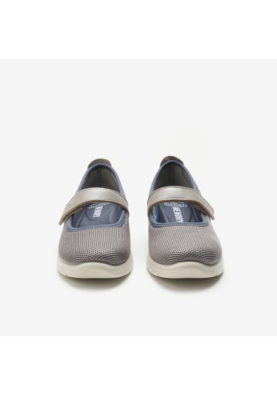 6012 Grey Babet Kadın 27 B87 Sx Carema Fly Flot Cloth Slipper Cloth