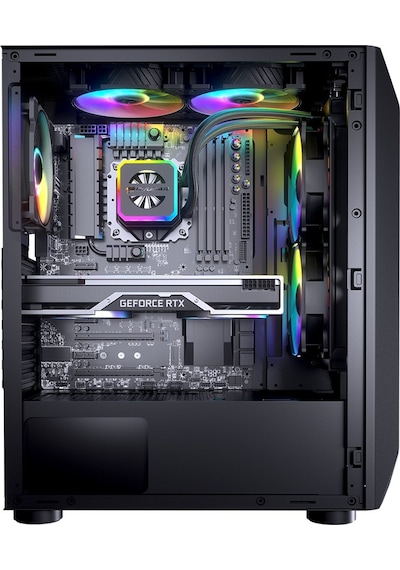 Cougar Mx410 Mesh-G 650W 80+ 4X Rgb Fan Oyuncu Bilgisayar Kasası