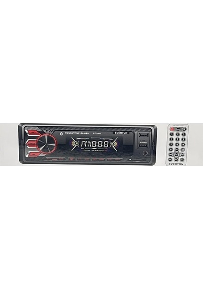 Everton Rt-2003 Çift Usb'Li Usb-Sd-Fm-Aux- Bluetooth Oto Teyp 4X5